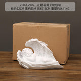 Maxbell Praying Angel Statue Hand Carved Angel Sculpture for Porch Desktop Bookshelf Style C