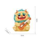 Maxbell 2024 Year of Chinese Dragon Figure Statue Fengshui Sculpture for Living Room Style A