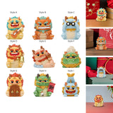 Maxbell 2024 Year of Chinese Dragon Figure Statue Fengshui Sculpture for Living Room Style A