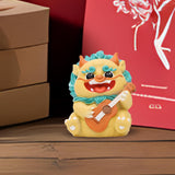 Maxbell 2024 Year of Chinese Dragon Figure Statue Fengshui Sculpture for Living Room Style A