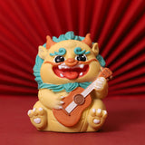 Maxbell 2024 Year of Chinese Dragon Figure Statue Fengshui Sculpture for Living Room Style A