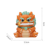 Maxbell 2024 Year of Chinese Dragon Figure Statue Fengshui Sculpture for Living Room Style B