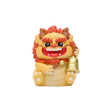 Maxbell 2024 Year of Chinese Dragon Figure Statue Fengshui Sculpture for Living Room Style D