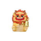 Maxbell 2024 Year of Chinese Dragon Figure Statue Fengshui Sculpture for Living Room Style D