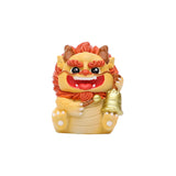 Maxbell 2024 Year of Chinese Dragon Figure Statue Fengshui Sculpture for Living Room Style D