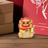Maxbell 2024 Year of Chinese Dragon Figure Statue Fengshui Sculpture for Living Room Style D