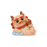 Maxbell 2024 Year of Chinese Dragon Figure Statue Fengshui Sculpture for Living Room Style E