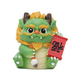 Maxbell 2024 Year of Chinese Dragon Figure Statue Fengshui Sculpture for Living Room Style H