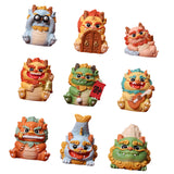 Maxbell Mini Dragon Statue Souvenir Gift Desktop Ornament for Shelf Living Room Desk