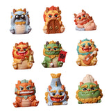 Maxbell Mini Dragon Statue Souvenir Gift Desktop Ornament for Shelf Living Room Desk