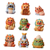Maxbell Mini Dragon Statue Souvenir Gift Desktop Ornament for Shelf Living Room Desk