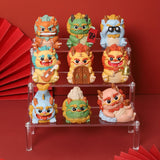 Maxbell Mini Dragon Statue Souvenir Gift Desktop Ornament for Shelf Living Room Desk