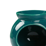 Maxbell Ceramic Essential Oil Burner Wax Melt Burner for Living Room Bedroom Balcony Green