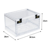 Maxbell Lockable Storage Bin Containers Organiser Lock Box for Office Garage Cabinet