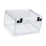 Maxbell Lockable Storage Bin Containers Organiser Lock Box for Office Garage Cabinet