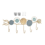 Maxbell Coat Rack Decorative Portable behind Door Hanger for Kitchen Windows Outdoor Gray