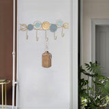 Maxbell Coat Rack Decorative Portable behind Door Hanger for Kitchen Windows Outdoor Gray