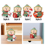 Maxbell Car Dashboard Decoration General Statue Small Sculpture for Entrance Cabinet Style A