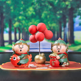 Maxbell Car Dashboard Decoration General Statue Small Sculpture for Entrance Cabinet Style B