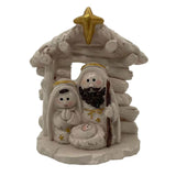 Maxbell Christmas Nativity Family Figurine Ornament Religious 6x3x7cm Xmas Sculpture