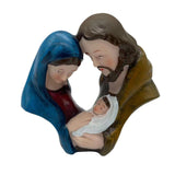 Maxbell Holy Family Nativity Figurine Tabletop Ornament for Indoor Bedroom Fireplace