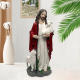 Maxbell Collectible Figurine Resin Religious Figure Statue for Bookshelf Bar Outdoor