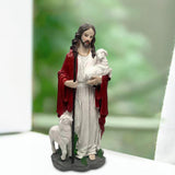 Maxbell Collectible Figurine Resin Religious Figure Statue for Bookshelf Bar Outdoor