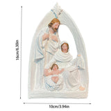 Maxbell Christmas Nativity Figurine Resin Sculpture for Office Fireplace Living Room