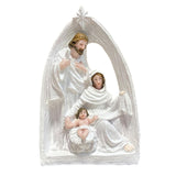 Maxbell Christmas Nativity Figurine Resin Sculpture for Office Fireplace Living Room
