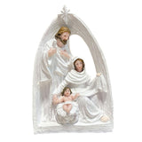 Maxbell Christmas Nativity Figurine Resin Sculpture for Office Fireplace Living Room