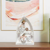 Maxbell Christmas Nativity Figurine Resin Sculpture for Office Fireplace Living Room
