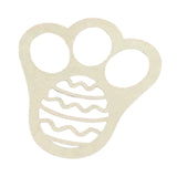 Maxbell Easter Bunny Footprint Stencil Reusable Craft Durable DIY Easter Decorations