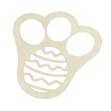 Maxbell Easter Bunny Footprint Stencil Reusable Craft Durable DIY Easter Decorations