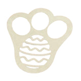 Maxbell Easter Bunny Footprint Stencil Reusable Craft Durable DIY Easter Decorations