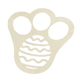 Maxbell Easter Bunny Footprint Stencil Reusable Craft Durable DIY Easter Decorations