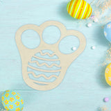 Maxbell Easter Bunny Footprint Stencil Reusable Craft Durable DIY Easter Decorations
