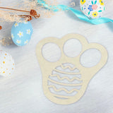 Maxbell Easter Bunny Footprint Stencil Reusable Craft Durable DIY Easter Decorations
