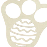 Maxbell Easter Bunny Footprint Stencil Reusable Craft Durable DIY Easter Decorations