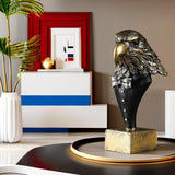 Maxbell Eagle Statue Adornment Creative Eagle Figurine for Home Bathroom Living Room