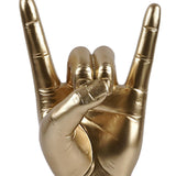 Maxbell Rock Hand Gesture Statue Art Finger Sculpture for Apartment Living Room Cafe Left Hand