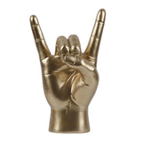 Maxbell Rock Hand Gesture Statue Art Finger Sculpture for Apartment Living Room Cafe Right Hand