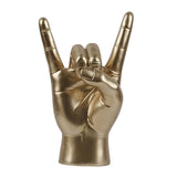 Maxbell Rock Hand Gesture Statue Art Finger Sculpture for Apartment Living Room Cafe Right Hand