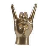 Maxbell Rock Hand Gesture Statue Art Finger Sculpture for Apartment Living Room Cafe Right Hand