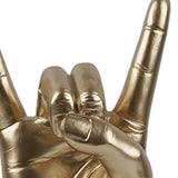 Maxbell Rock Hand Gesture Statue Art Finger Sculpture for Apartment Living Room Cafe Right Hand