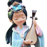 Maxbell Chinese Beauty Statue Table Centerpiece Ornament for Holidays Cafe Bookshelf Wang Zhaojun