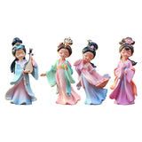 Maxbell Chinese Beauty Statue Table Centerpiece Ornament for Holidays Cafe Bookshelf Wang Zhaojun