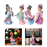 Maxbell Chinese Beauty Statue Table Centerpiece Ornament for Holidays Cafe Bookshelf Wang Zhaojun