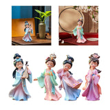Maxbell Chinese Beauty Statue Table Centerpiece Ornament for Holidays Cafe Bookshelf Wang Zhaojun