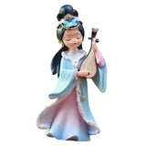 Maxbell Chinese Beauty Statue Table Centerpiece Ornament for Holidays Cafe Bookshelf Wang Zhaojun