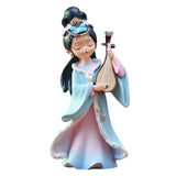 Maxbell Chinese Beauty Statue Table Centerpiece Ornament for Holidays Cafe Bookshelf Wang Zhaojun